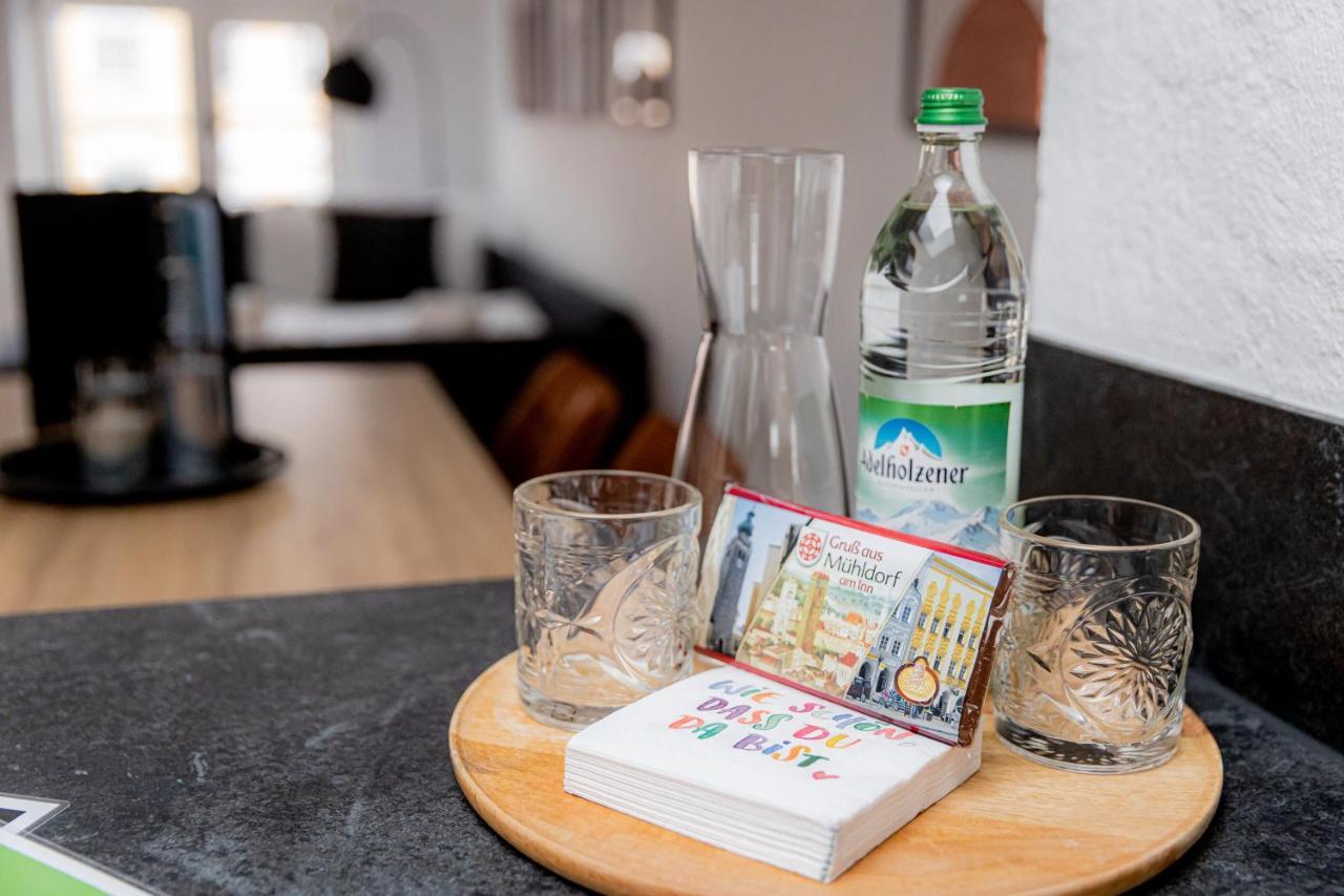 Highlight Am Stadtplatz Muehldorf - C4S Come4Stay - 2 Zimmer Wohnung I Bis Zu 5 Gaeste Zewnętrze zdjęcie